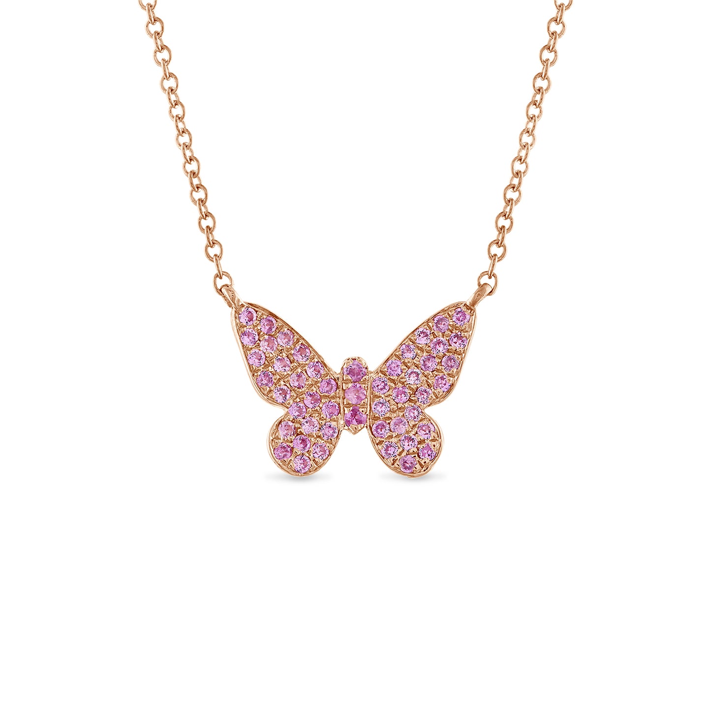 Pink Sapphire Butterfly