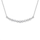 Small Crescent Diamond Necklace