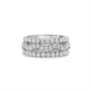 Wavy Pavé Stack Band