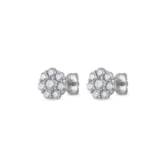 Flower Diamond Studs