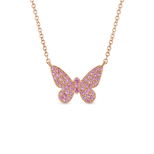 Pink Sapphire Butterfly