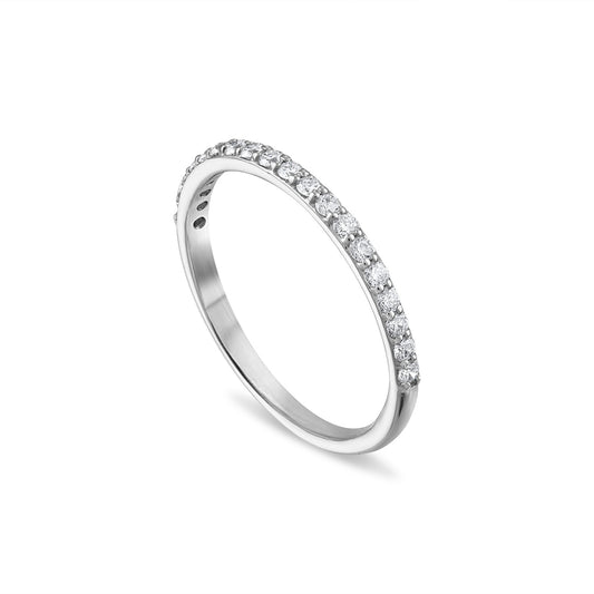 Stackable Pavé Diamond Ring