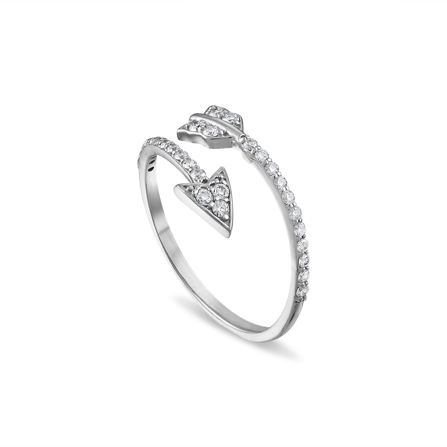 Diamond on sale arrow ring